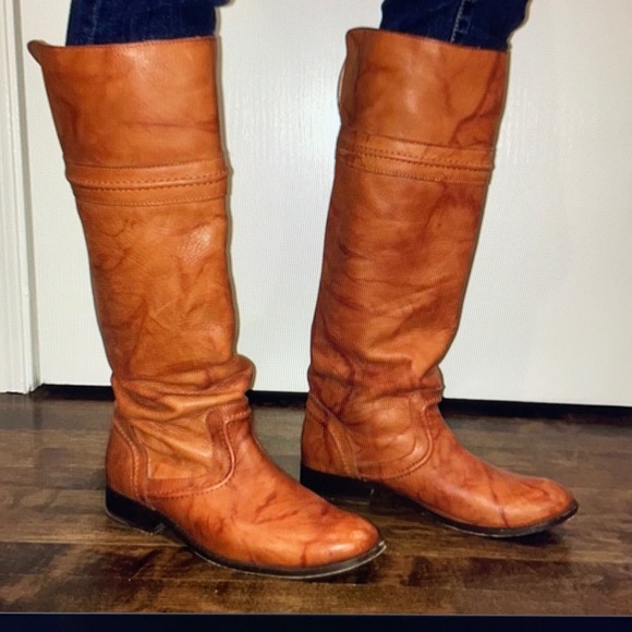 FRYE Melissa Trapunto Tall Boots sz 7 - Picture 2 of 16